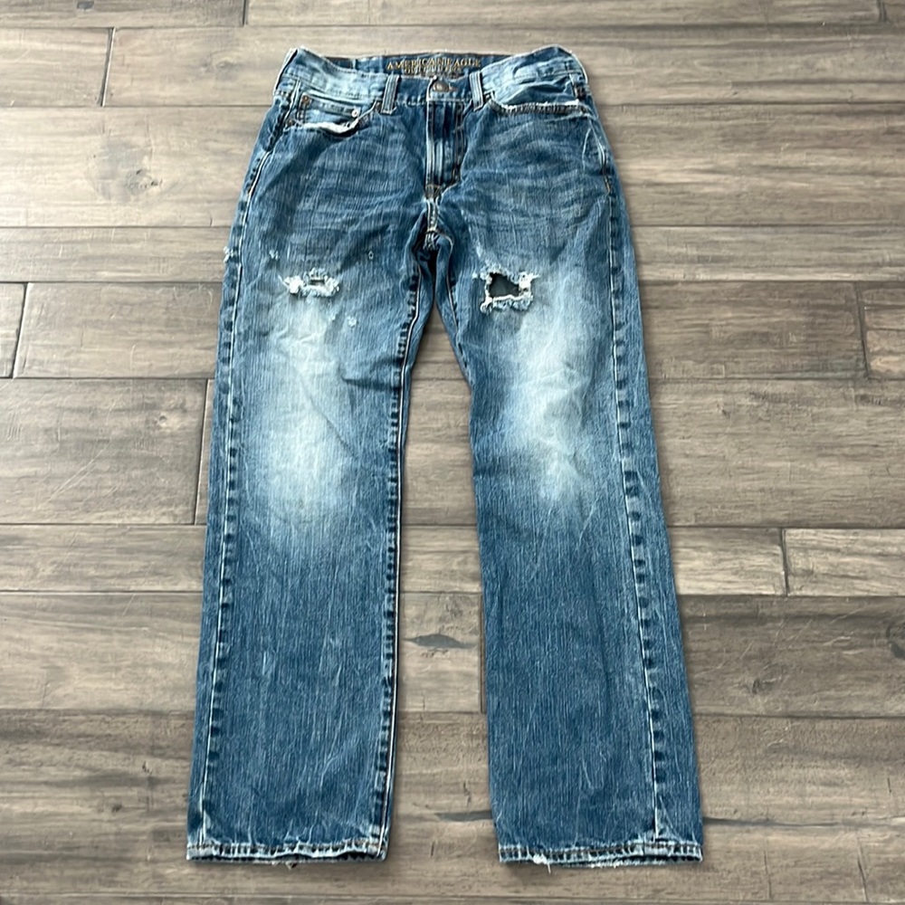 American Eagle Outfitters Men Jeans Made To Last Size: 30 X 32 Original Straight